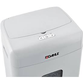 Aktenvernichter Dahle ShredMatic 90, Partikelschnitt 4 x 12 mm, P-4, 23 l, 10 Blatt Schnittleistung, B 367 x T 263 x H 506 mm