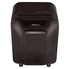 Aktenvernichter Fellowes® Powershred LX 200, Partikelschnitt 4 x 12 mm, P-4, 22 l, 12 Blatt Schnittleistung, mit Rollen, schwarz