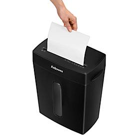 Aktenvernichter Fellowes® Powershred P-42C, Partikelschnitt 4 x 34 mm, P-4, 15 l, 8 Blatt Schnittleistung, schwarz