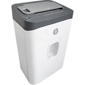 Aktenvernichter HP OneShred Auto 200CC, Sicherheitsstufe P-4, Partikelschnitt 4,3 x 12 mm, 200 Blatt, grau/weiß