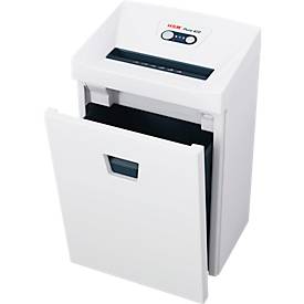 Aktenvernichter HSM Pure 420, Sicherheitsstufe P4, Partikelschnitt 4,5 x 30 mm, bis 35 l, Kunststoff & Metall, weiß