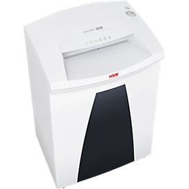 Aktenvernichter HSM SECURIO B34, Sicherheitsstufe 7, Partikelschnitt 1 x 5 mm, 5 Blatt, Öler, weiß