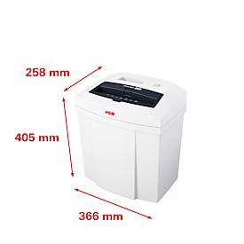 Aktenvernichter HSM SECURIO C14, Sicherheitsstufe 2, Streifenschnitt 3,9 mm, 12 Blatt, weiß