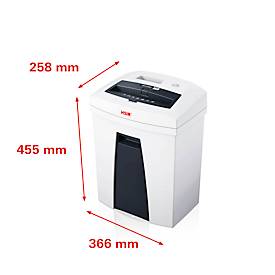 Aktenvernichter HSM SECURIO C16, Sicherheitsstufe 2, Streifenschnitt 5,8 mm, 17 Blatt, weiß