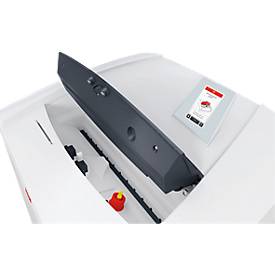 Aktenvernichter HSM SECURIO P44i, Sicherheitsstufe 5, Partikelschnitt 1,9 x 15 mm, 27 Blatt, CD-Schredder, weiß