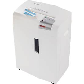Aktenvernichter HSM shredstar X13, Sicherheitsstufe 4, Partikelschnitt 4 x 37 mm, 13 Blatt, weiß-silber