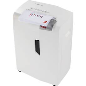 Aktenvernichter HSM shredstar X13, Sicherheitsstufe 4, Partikelschnitt 4 x 37 mm, 13 Blatt, weiß-silber