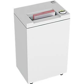 Aktenvernichter Ideal 2445 CC, Partikelschnitt 2 x 15 mm, P-5, 35 l, 8-10 Blatt Schnittleistung, mit Öleinspritzung