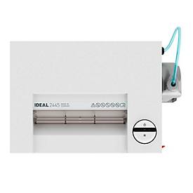 Aktenvernichter Ideal 2445 SMC, Partikelschnitt 0,8 x 5 mm, P-7, 35 l, 3-5 Blatt Schnittleistung, mit Öleinspritzung