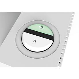 Aktenvernichter IDEAL 4003 CC/O, Partikelschnitt 4 x 40 mm, P-4, 165 l, 30-36 Blatt Schnittleistung, Sicherheitsklappe, mobil, weiß