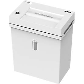 Aktenvernichter Ideal Shredcat 8200 CC, Partikelschnittschnitt 4 x 40 mm, P-4, 21 l, 14 Blatt Schnittleistung, grau
