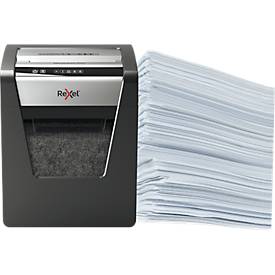 Aktenvernichter Rexel Momentum M510, Partikelschnitt 2 x 15 mm, P5, 23 l, 10 Bl., Antipapierstau