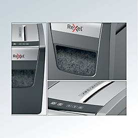 Aktenvernichter Rexel Momentum X312-SL, Sicherheitsstufe P3, Partikelschnitt 5 x 42 mm, bis 23 l, Kunststoff & Metall, schwarz