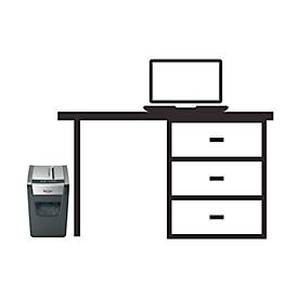 Aktenvernichter Rexel Momentum X312-SL, Sicherheitsstufe P3, Partikelschnitt 5 x 42 mm, bis 23 l, Kunststoff & Metall, schwarz