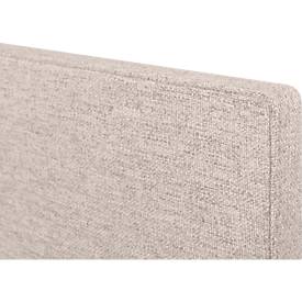 Akustik-Pinboard Board Up, Absorptionsklasse C, Stärke 24 mm, Textil & Recycling-PET, beige, B 750 x H 750 mm