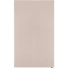 Akustik-Pinboard Wall Up, Absorptionsklasse B, Stärke 20 mm, Textil & Recycling-PET, beige, B 1195 x H 2000 mm