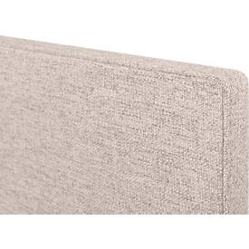 Akustik-Pinboard Wall Up, Absorptionsklasse B, Stärke 20 mm, Textil & Recycling-PET, beige, B 1195 x H 2000 mm