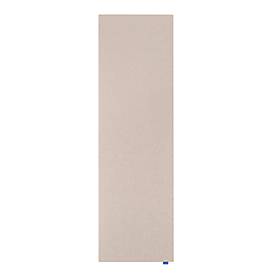 Image of Akustik-Pinboard Wall Up, Absorptionsklasse B, Stärke 20 mm, Textil & Recycling-PET, beige, B 595 x H 2000 mm