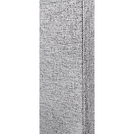 Akustik-Pinboard Wall Up, Absorptionsklasse B, Stärke 20 mm, Textil & Recycling-PET, grau, B 1195 x H 2000 mm