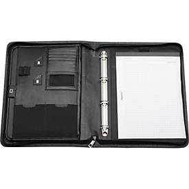 Alassio Orgamappe Lazio, DIN A4, Polyester, mit gepolstertem Tabletfach, grau