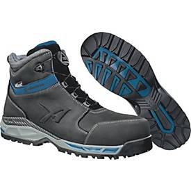 ALBATROS Sicherheitsstiefel TOFANE BLACK QL CTX MID, Gr. 45, S3 WR ESD, gefettetes Vollrindleder, Fiberglaskappe