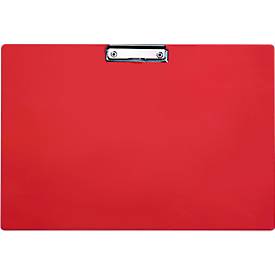 ALCO Klemmbrett, DIN A3 quer, Kunststoff, rot