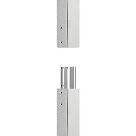 ALCO LED-Stehleuchte 9097-28, 60 W, 4000 K, 4200/3300 lm, dimmbar, Aluminium, silber