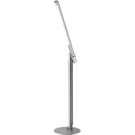 ALCO LED-Tischleuchte 903-28, 8,5 W, 3000-5000 K, 700 lm, 3-stufig dimmbar, neigbar, Aluminium, silber