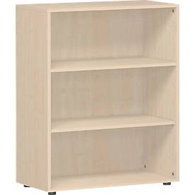 ALICANTE boekenkast, 3 OH, 2 legborden, B 800 x D 400 x H 1104 mm, ahorndecor