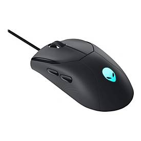 Alienware AW320M - Beidhändig - Optisch - USB Typ-A - 3200 DPI - Schwarz