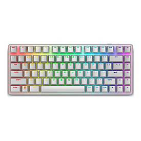 Alienware Pro Wireless Gaming Keyboard - Tastatur - 75% - compact TKL - AlienFX Per-Key RGB / 16,8 Millionen Farben - kabellos - 2.4 GHz, Bluetooth 5.1, USB - QWERTY - USA - Tastenschalter: Alienware lineare mechanische Switches (Hotswap-fähig)