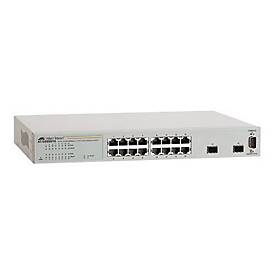 Allied Telesis 16 port Gigabit WebSmart Switch - Managed - Rack-Einbau