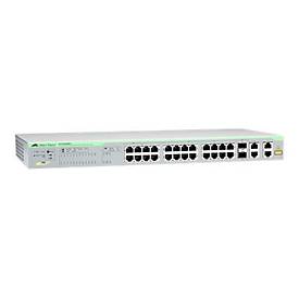 Allied Telesis AT FS750/28PS - Switch - managed - 20 x 10/100 (PoE) + 2 x Kombi-Gigabit-SFP + 2 x 10/100/1000 + 4 x 10/1