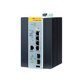 Allied Telesis AT IE200-6GP - Switch - managed - 4 x 10/100/1000 (PoE+) + 2 x Gigabit SFP - Desktop - PoE+