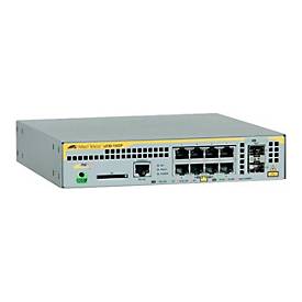 Allied Telesis AT x230-10GP - Switch - L2+ - managed - 8 x 10/100/1000 (PoE+) + 2 x SFP - Desktop, an Rack montierbar, w