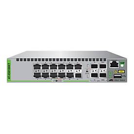 Allied Telesis AT XS916MXT - Switch - L2+ - managed - 12 x 100/1000/10000 + 4 x 10 Gigabit SFP+ - Desktop, an Rack monti