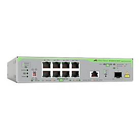 Allied Telesis CentreCOM AT-GS910/10XST - Switch - unmanaged - 8 x 10/100/1000 + 1 x 100/1000/2,5 G/5 G/10 G (Uplink) + 