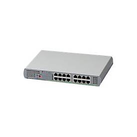 Allied Telesis CentreCOM AT-GS910/16 - Switch - unmanaged - 16 x 10/100/1000 - Desktop