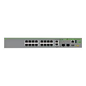 Allied Telesis CentreCOM AT-GS970EMX/20 - Switch - L3 Lite - managed - 16 x 10/100/1000 + 2 x 1/2.5/5/10GBase-T + 2 x 1 