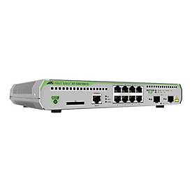 Allied Telesis CentreCOM AT-GS970M/10 - Switch - L3 - managed - 8 x 10/100/1000 + 2 x SFP (mini-GBIC) (Uplink) - Desktop