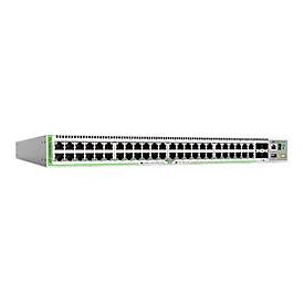 Allied Telesis CentreCOM AT-GS980MX/52 - Switch - L3 - managed - 48 x 10/100/1000 + 4 x 10 Gigabit SFP+ (Uplink) - an Ra