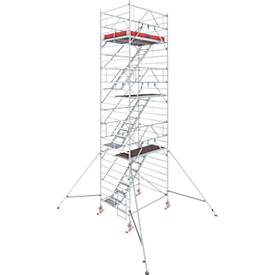 Alu-Fahrgerüst Krause Serie 5500, 200 kg/m², gebremste Rollen, B 1500 x T 2000 x H 8300 mm