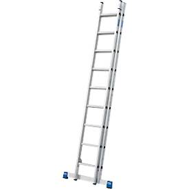 Alu-Schiebeleiter Stabilo, 2teilig, 2 x 9 Sprossen, mit Traverse