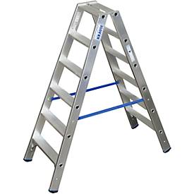 Alu-Stufendoppelleiter, 12 Stufen