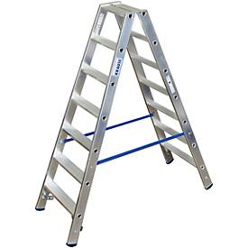 Alu-Stufendoppelleiter, 2 x 7 Stufen