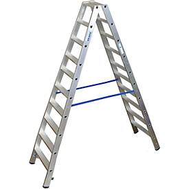 Alu-Stufendoppelleiter, 20 Stufen