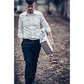 ALUMAXX Aktenkoffer VENTURE, mit Tragegriff, 1 Fach, silber