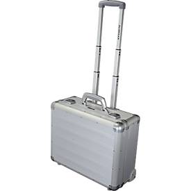 ALUMAXX Business Trolley GALAXY, mit Tragegriff und Rollen, 1 Fach, silber