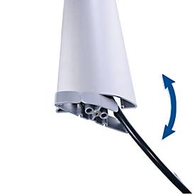 Aluminium-Kabelbrücke Easy Bridge, mit Klettband