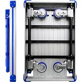 Aluminium-Plattformwagen, faltbar, 200 kg Tragfähigkeit, 9,5 kg Gewicht